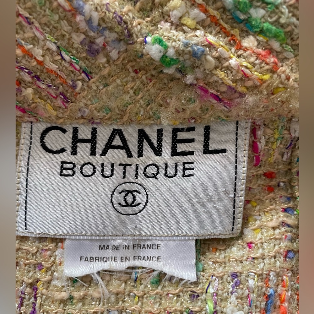 🛑 SALE CHANEL vintage jacket stunning very good condition 42 FR like small - Picture 4 of 14